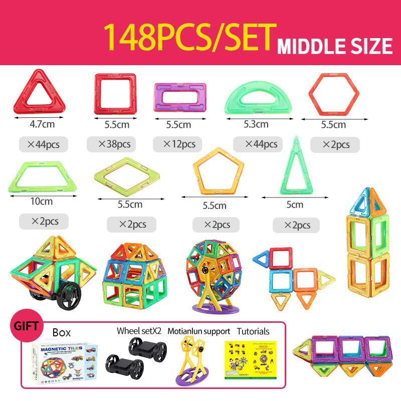 Magnetic Blocks – Creative Educational Building Toy for Kids