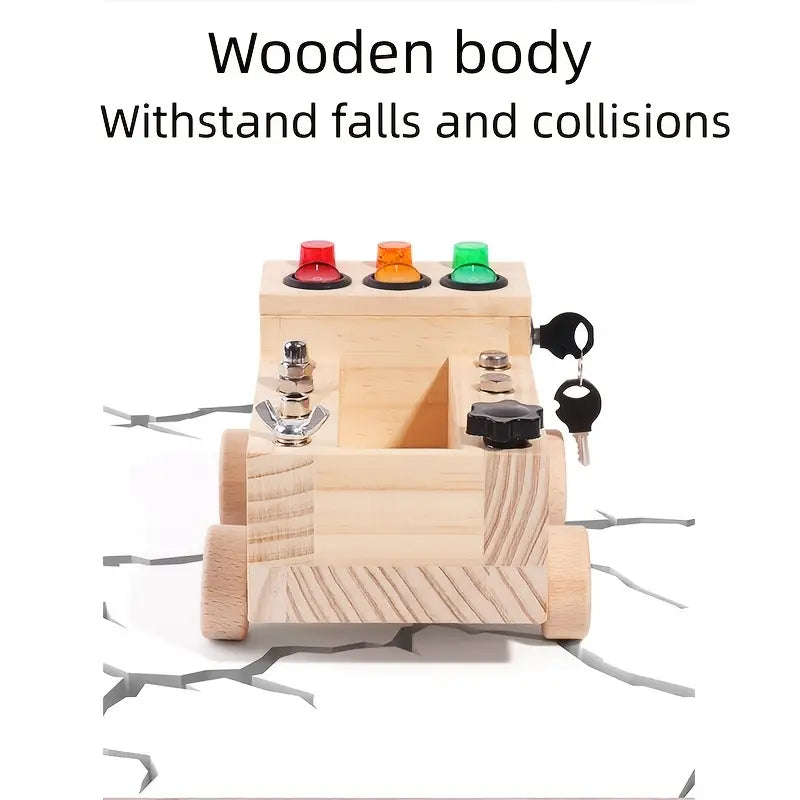 Montessori Busy Board - Learn and Play with LEDs