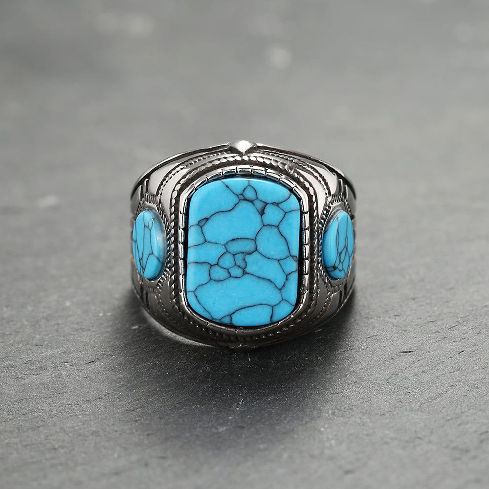 Impressive Thorin Turquoise Men's Ring