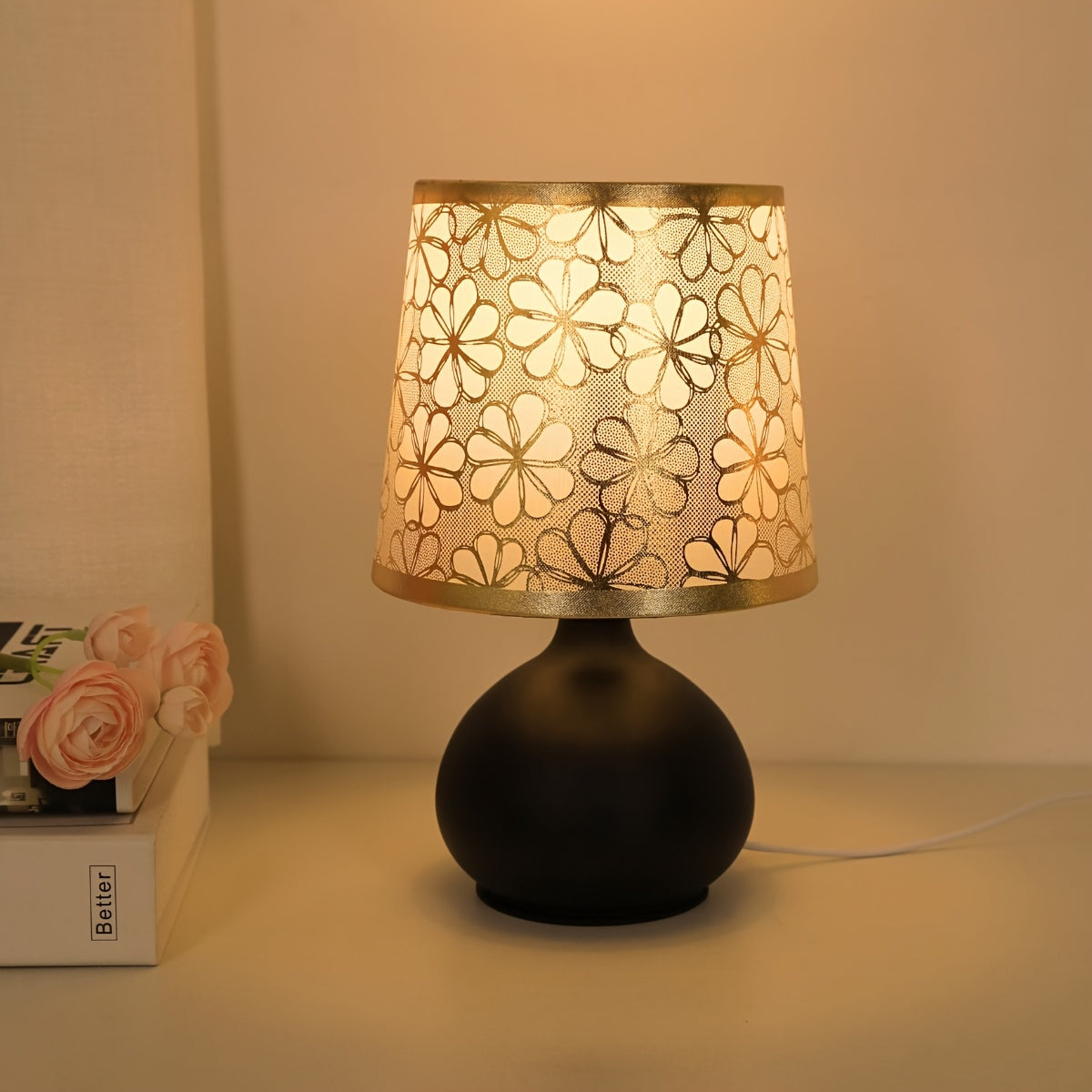 RetroLamp – Scandinavian Fabric Table Lamp with USB