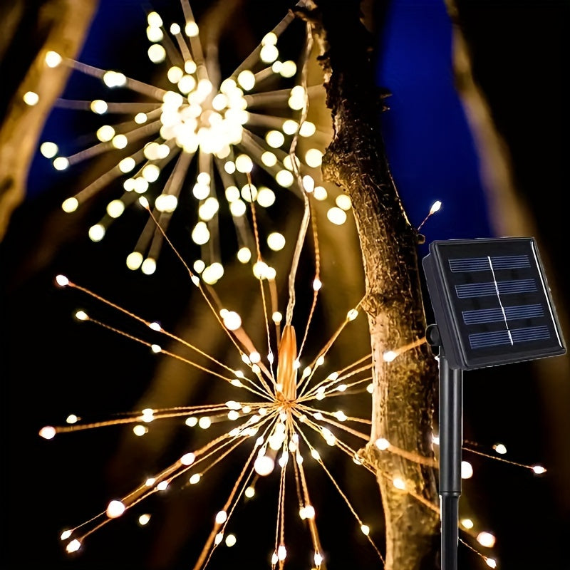 SolarGlow Ljus – Stilig Solenergi-LED Trädgårdslampa 90 LEDs
