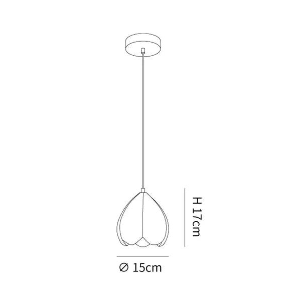 FlowerGlow Ceiling Lamp - Elegant Cream-Colored Ceiling Lamp for Warm, Atmospheric Interiors