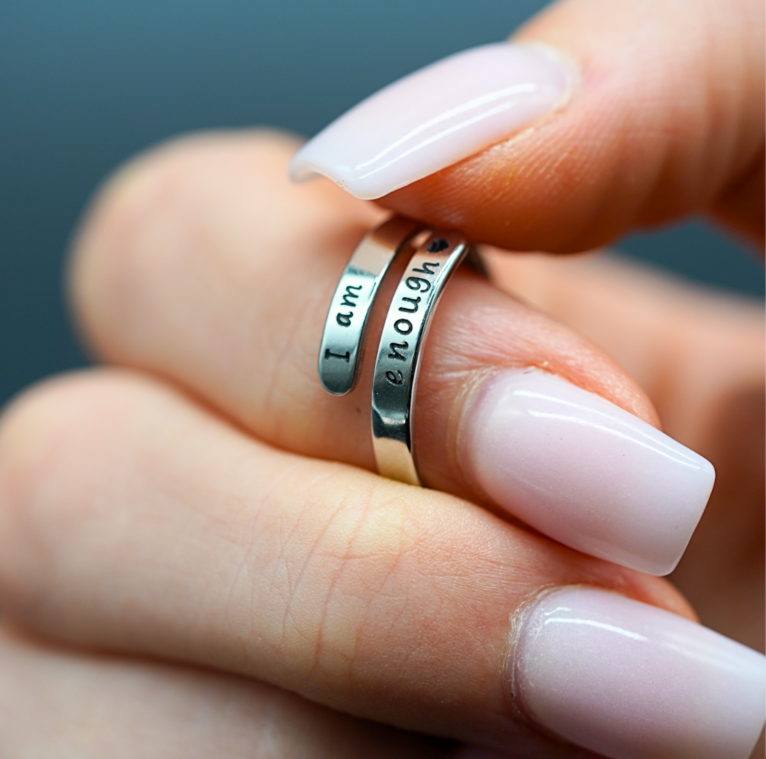 I Am Enough Ring – Elegant Jewelry for Self-Love