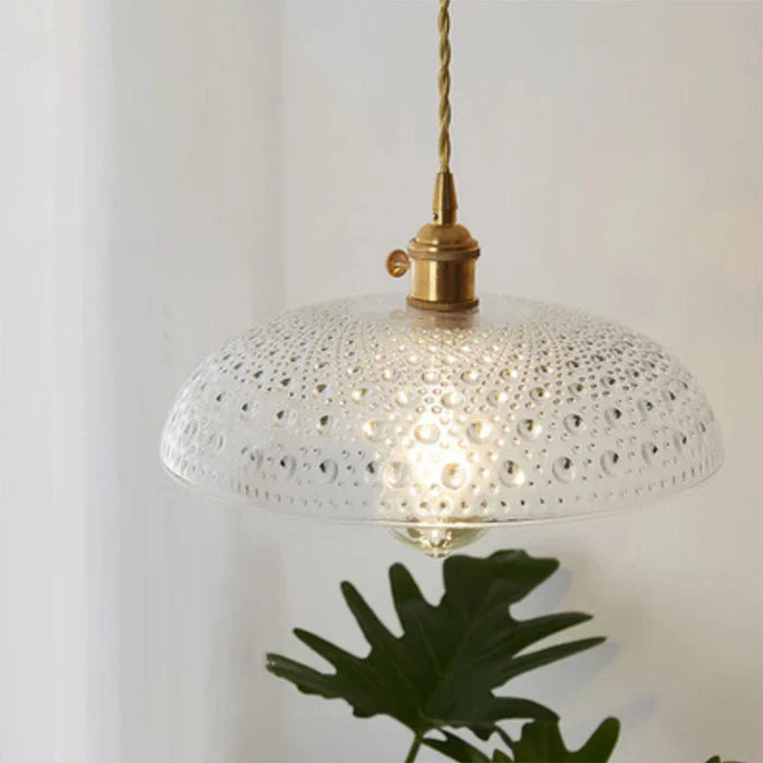 OpulentGlow Pendant – Elegant Glass Ceiling Lamp
