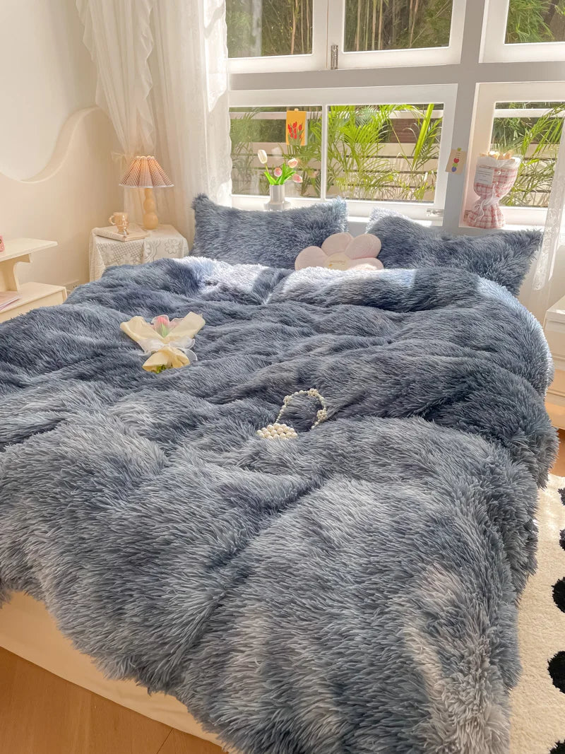 FluffCandy - Luxurious Long-Pile Duvet Cover for Winter Warmth