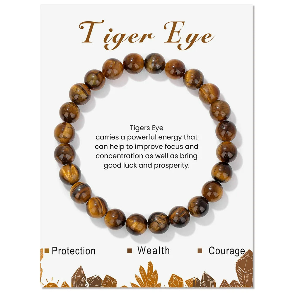 Aria: Natural Crystals Bracelet for Healing Energy