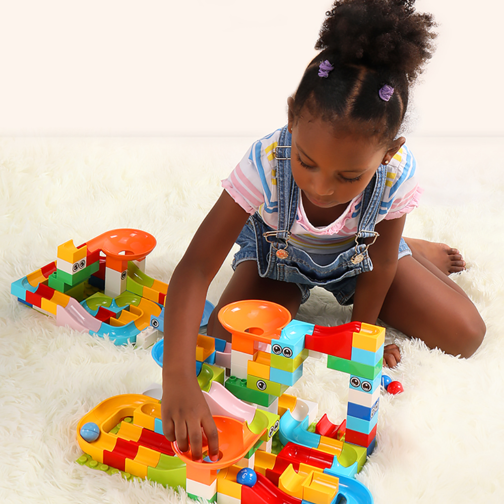 Marble Builder Set - Customizable Marble Slide for Creation
