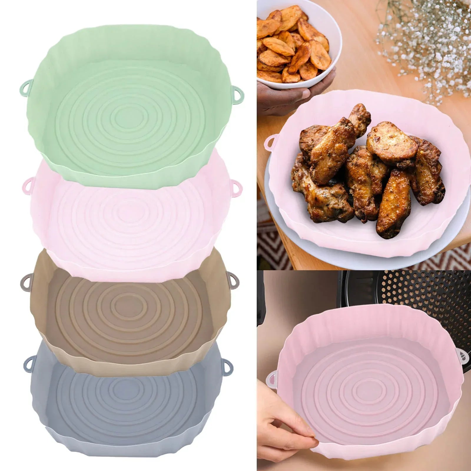 SiliconFry Form – Reusable Airfryer Form for Dishwasher