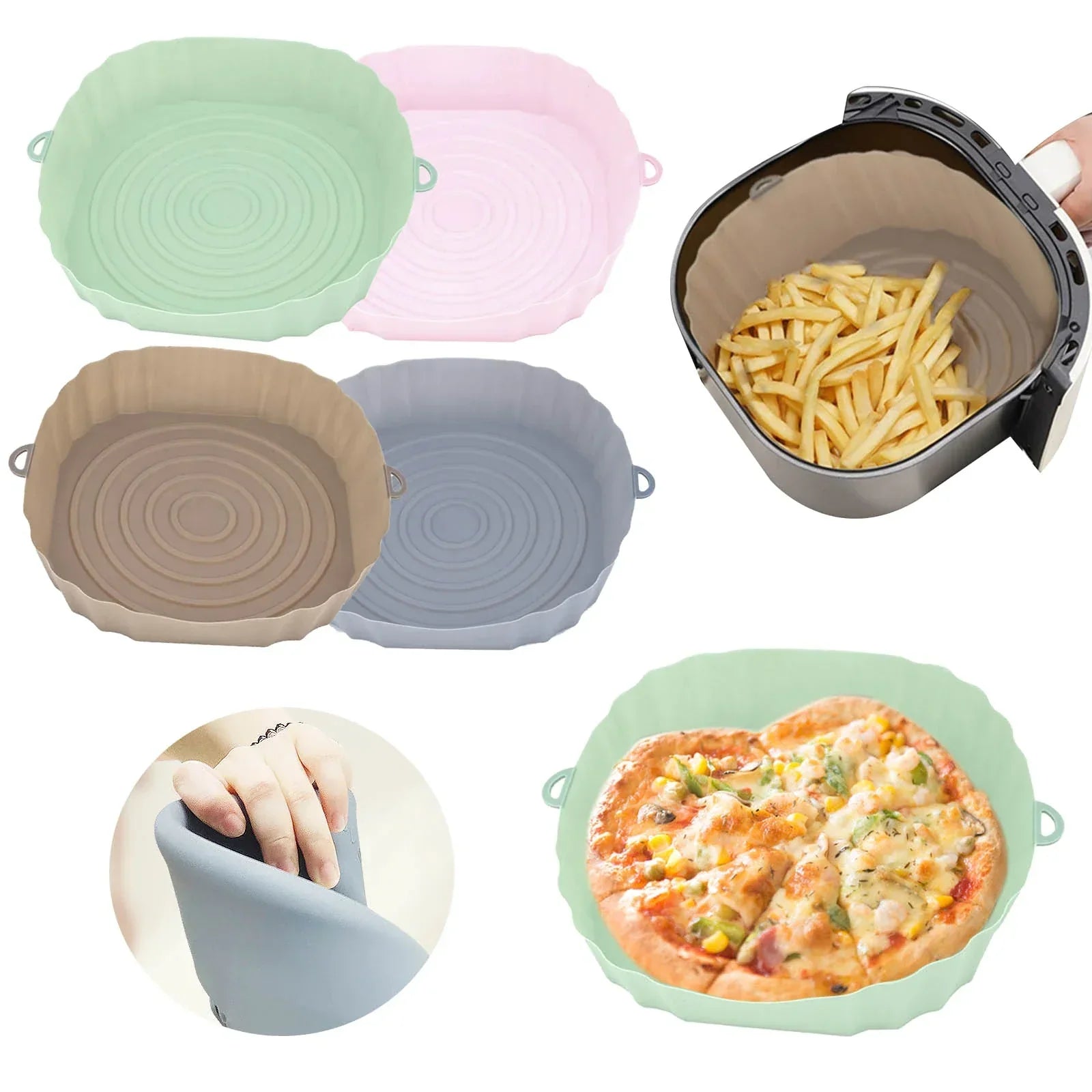 SiliconFry Form – Reusable Airfryer Form for Dishwasher