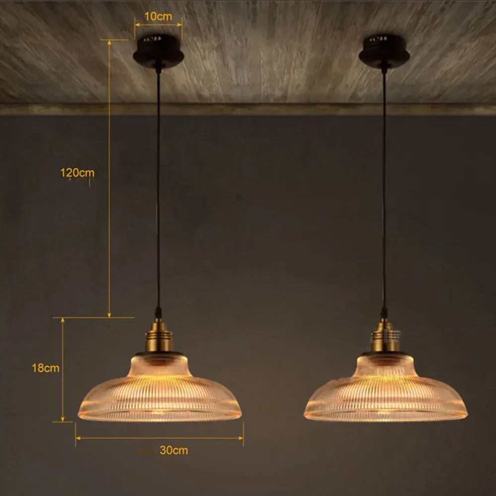 LumiVibe – Elegant Glass Pendant Lamp for Any Room