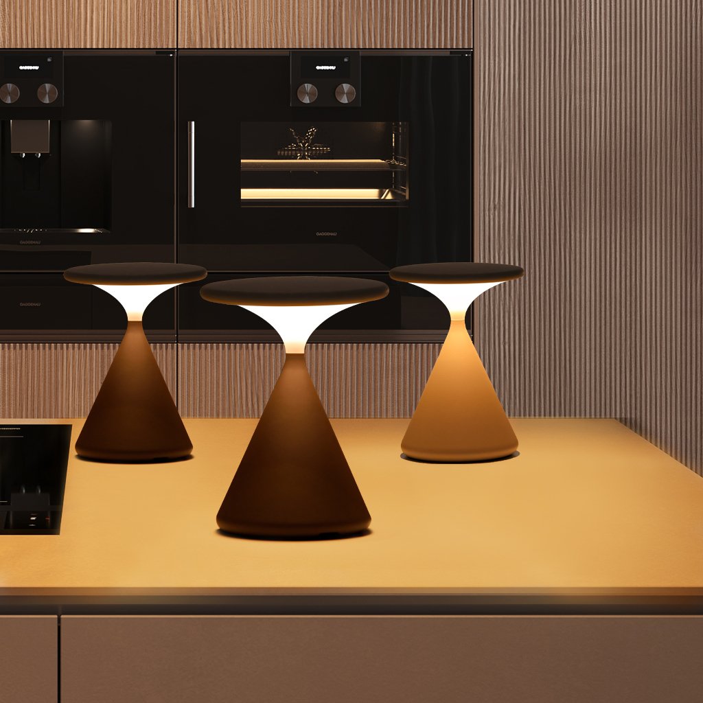 AéroLumi - Stylish Wireless Sabliervorm Lamp