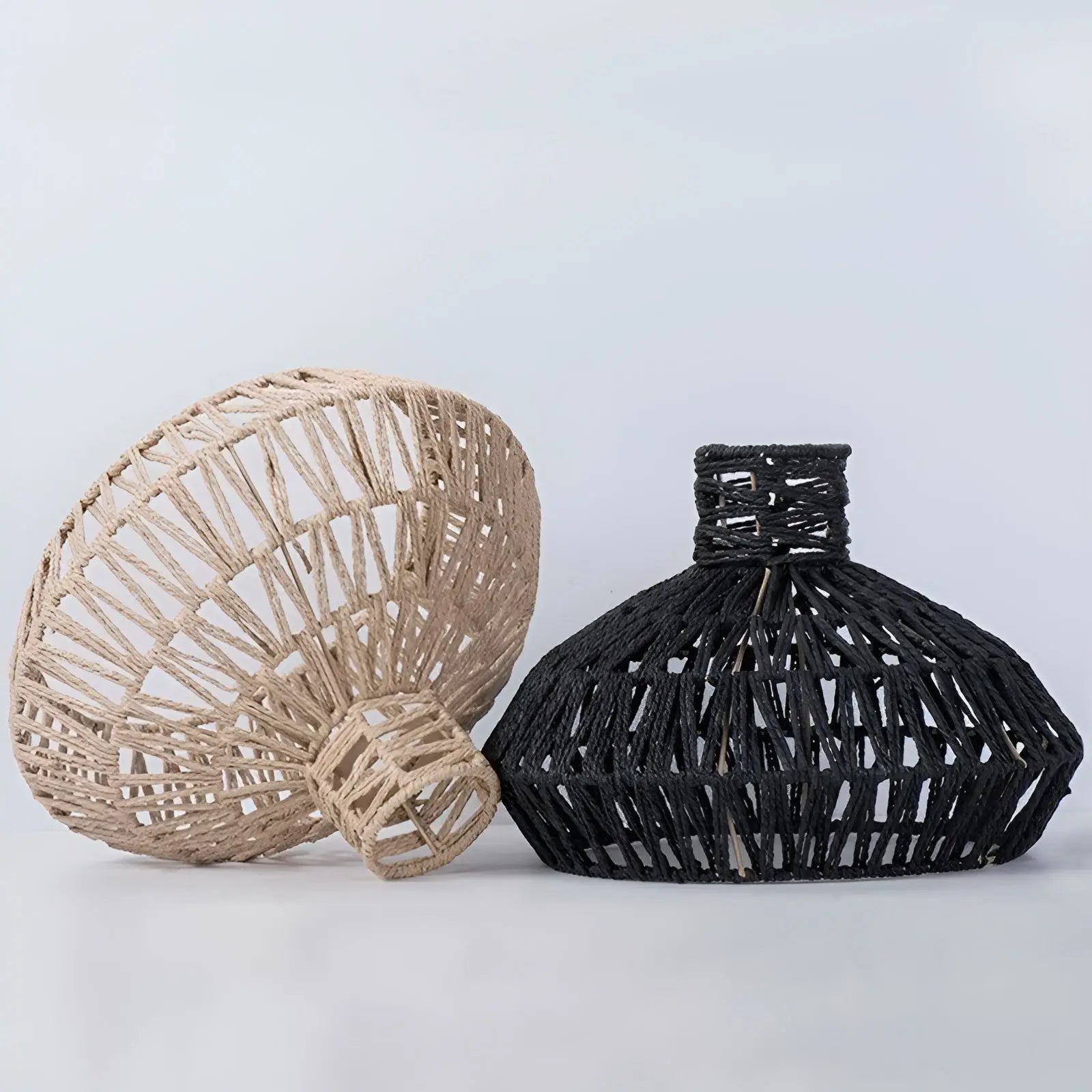 Elegant Vintage Rattan Pendant Lamp – Timeless Luxury for Every Room
