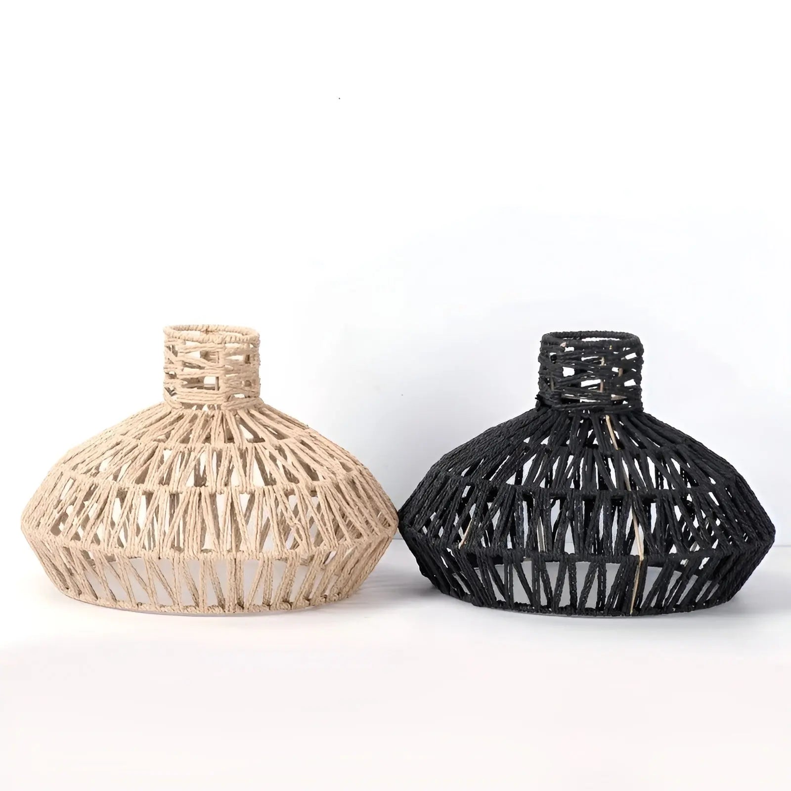 Elegant Vintage Rattan Pendant Lamp – Timeless Luxury for Every Room
