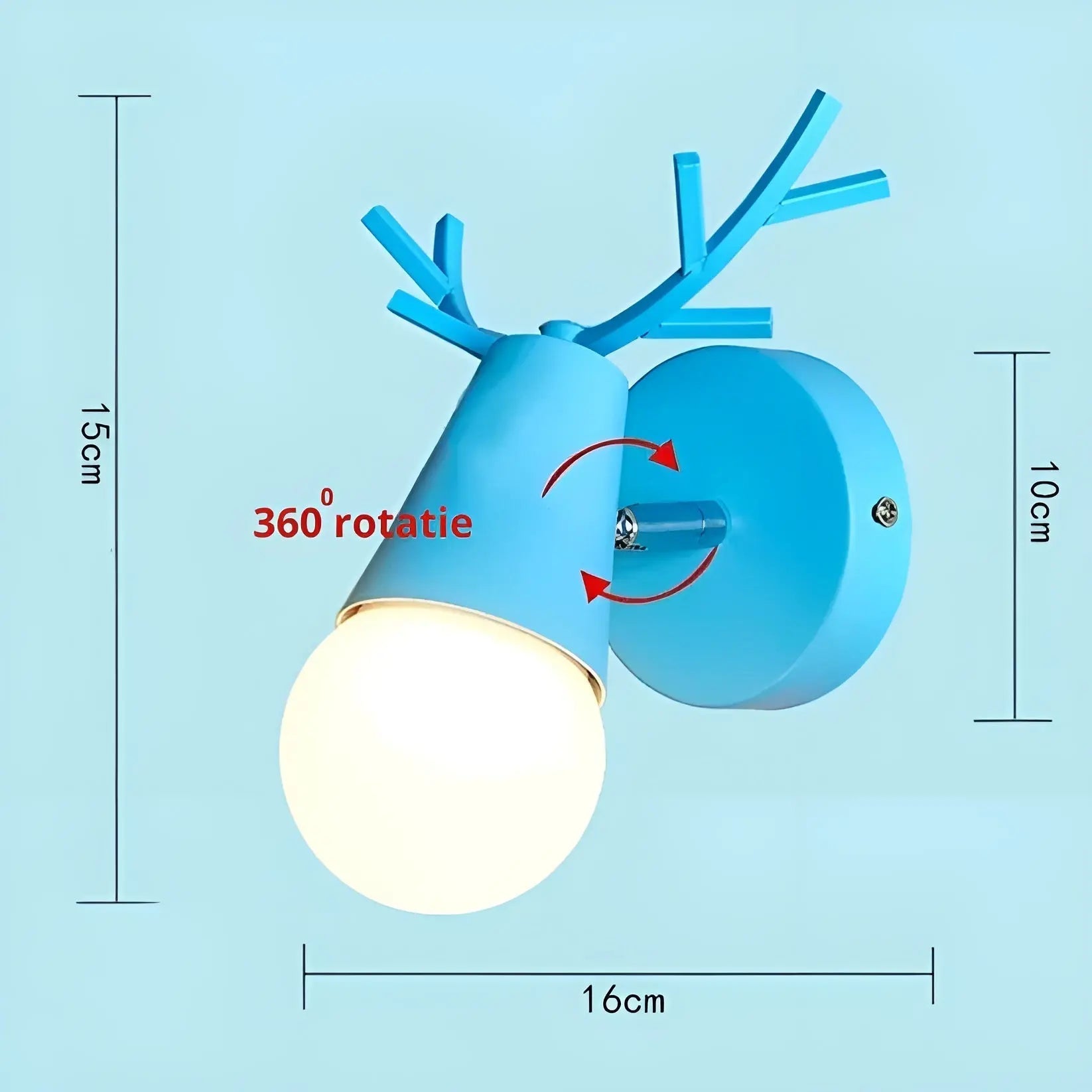 Nordic Glow Gewei LED Wall Lamp – Elegant and Energy-efficient Design