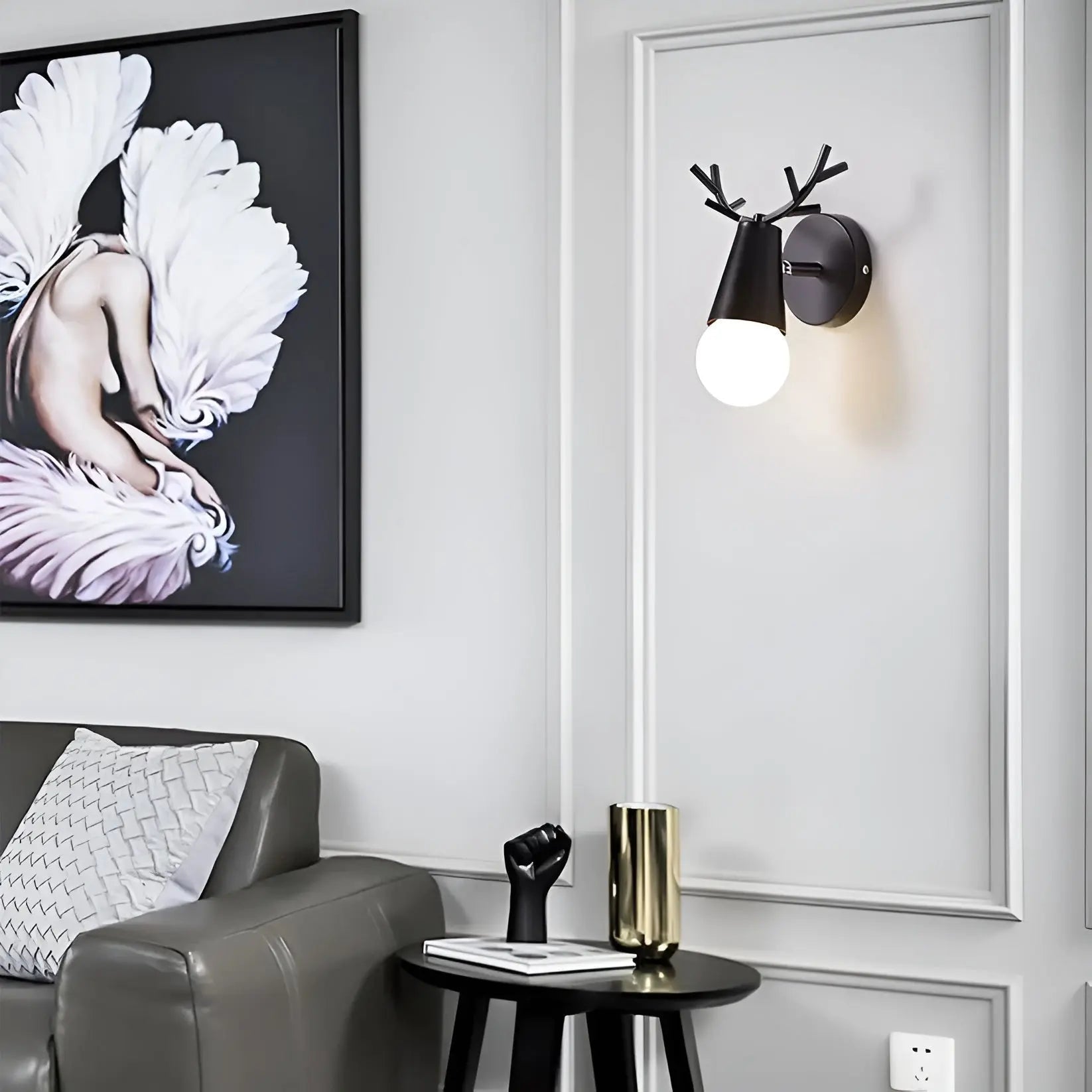 Nordic Glow Gewei LED Wall Lamp – Elegant and Energy-efficient Design