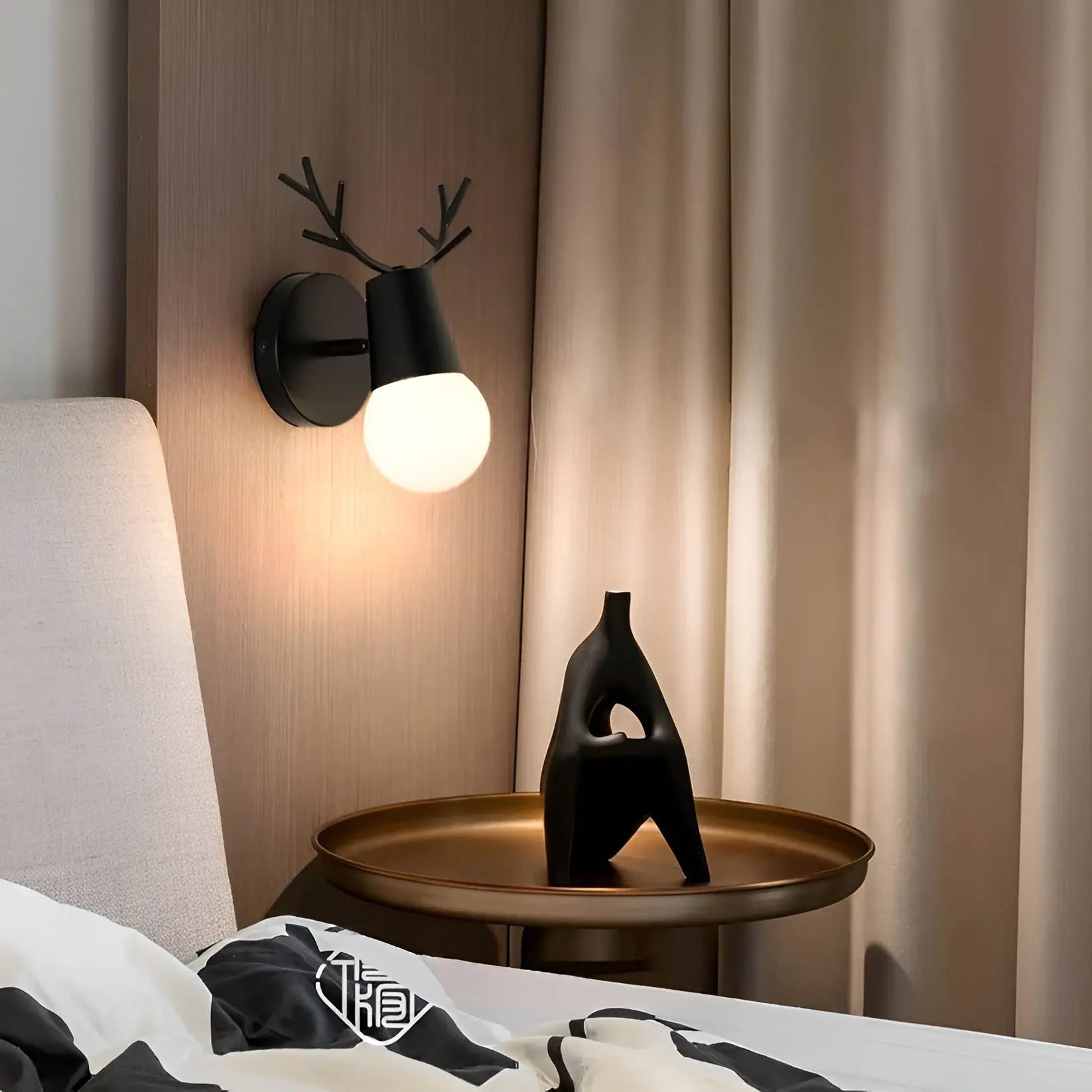 Nordic Glow Gewei LED Wall Lamp – Elegant and Energy-efficient Design