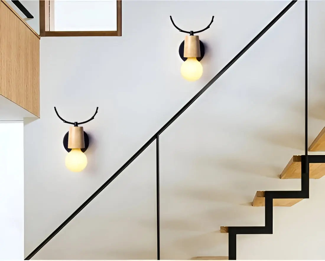 Nordic Glow Gewei LED Wall Lamp – Elegant and Energy-efficient Design