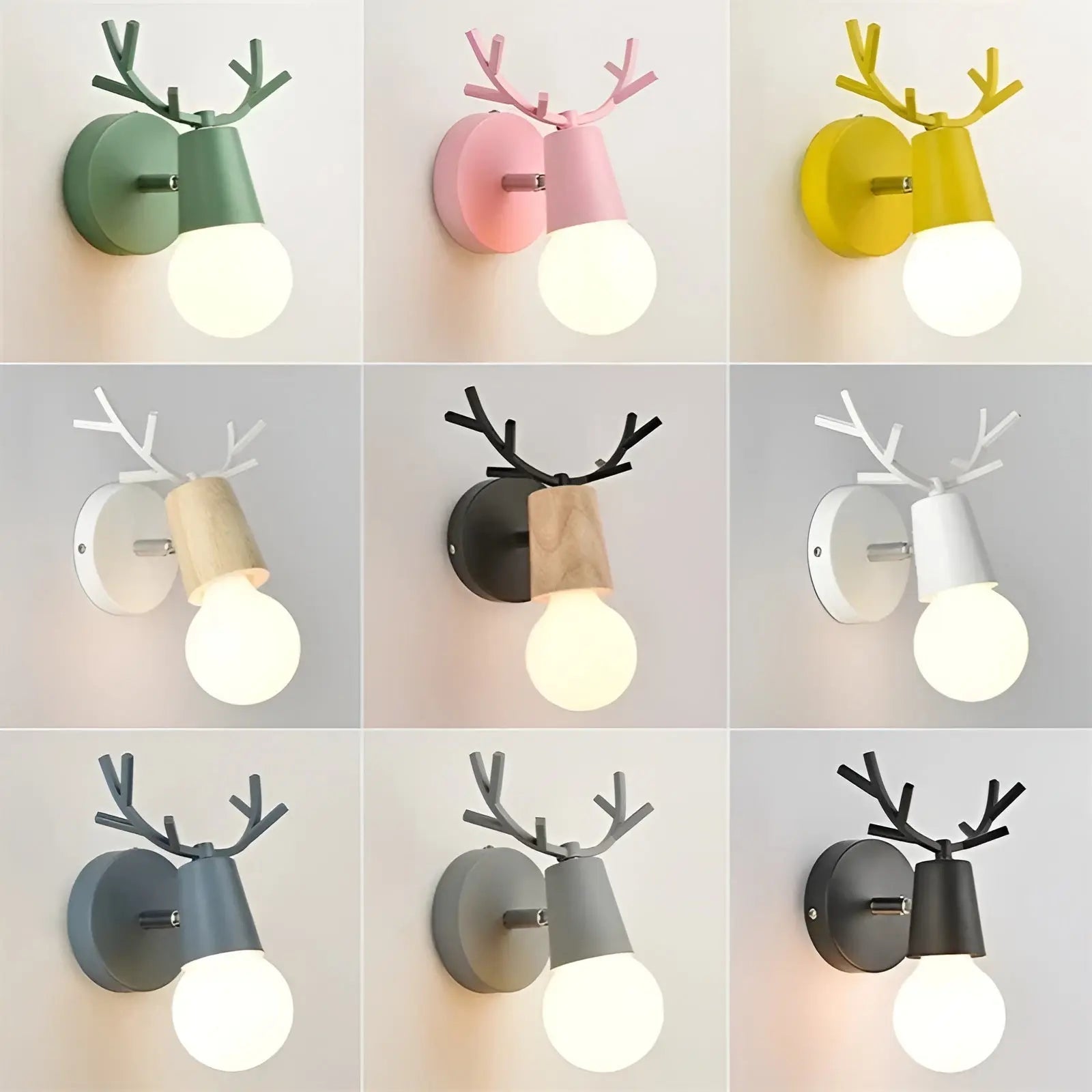 Nordic Glow Gewei LED Wall Lamp – Elegant and Energy-efficient Design