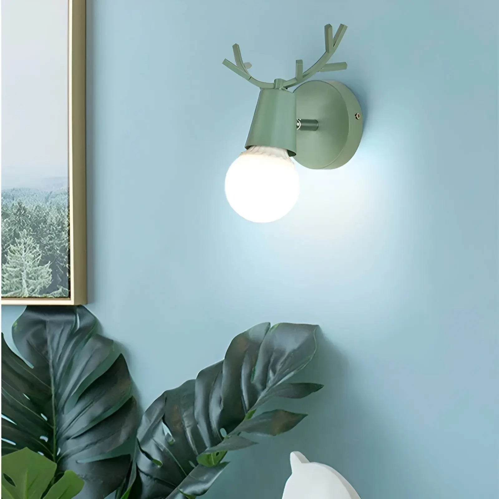 Nordic Glow Gewei LED Wall Lamp – Elegant and Energy-efficient Design
