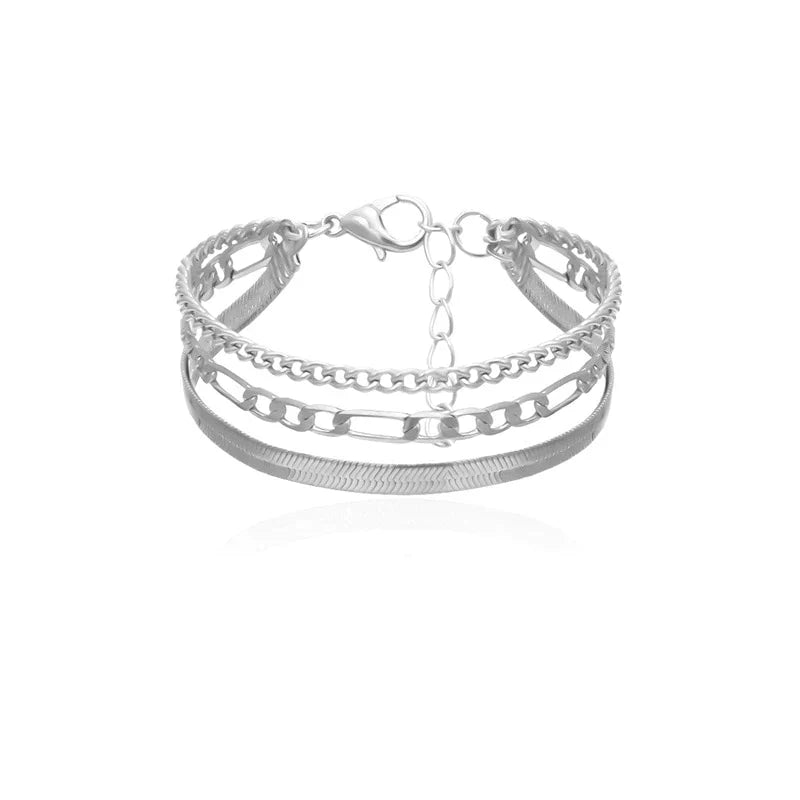 Fascinating bracelet trio | Delicate 3-piece set