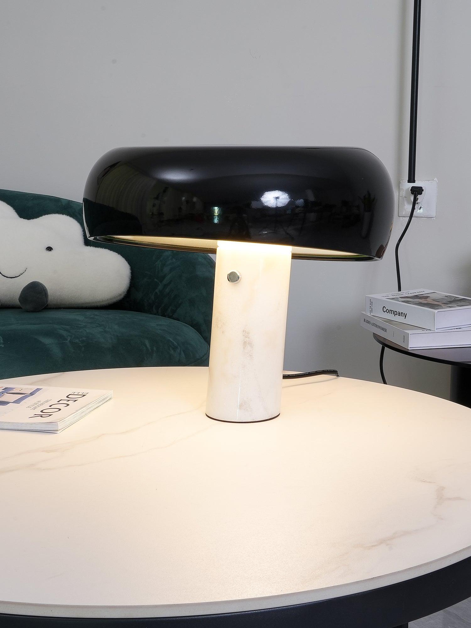 StoneGlow Table Lamp – Luxurious Marble Design Lighting