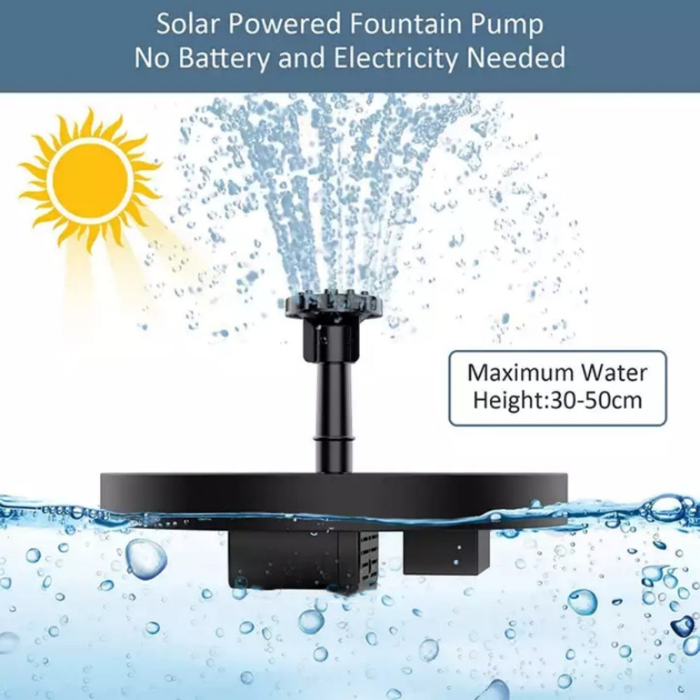 Flowbee – Elegant solar fountain for garden music birds