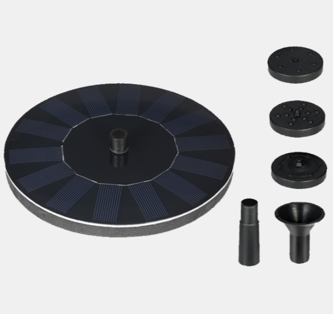 Flowbee – Elegant solar fountain for garden music birds