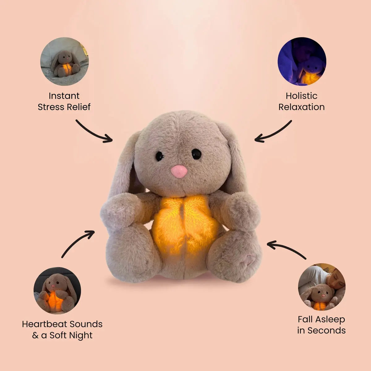 Calming Rabbit Cuddly Toy - Provide Ultimate Relaxation with the Magical Rabbit for Babies