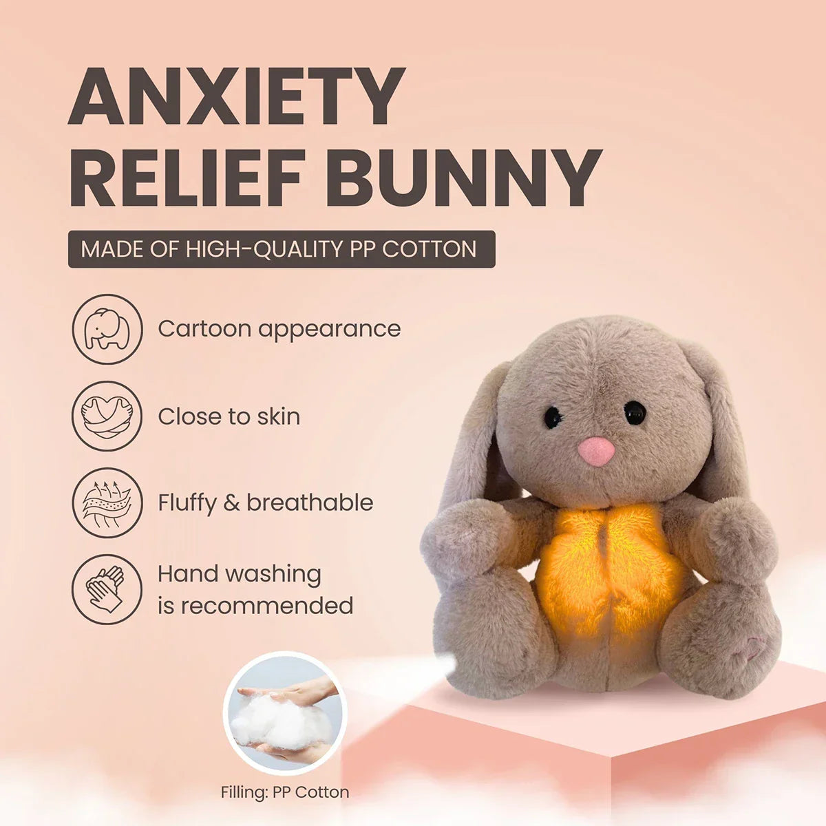 Calming Rabbit Cuddly Toy - Provide Ultimate Relaxation with the Magical Rabbit for Babies