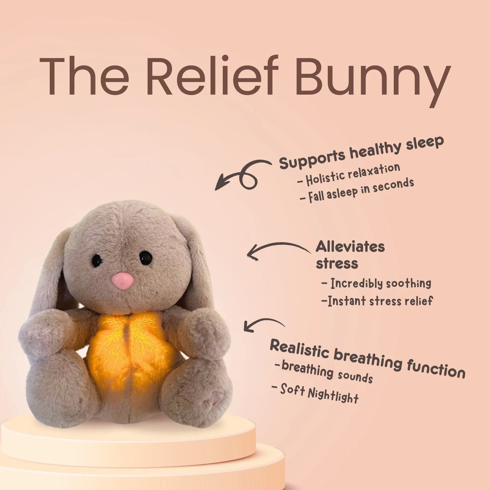 Calming Rabbit Cuddly Toy - Provide Ultimate Relaxation with the Magical Rabbit for Babies