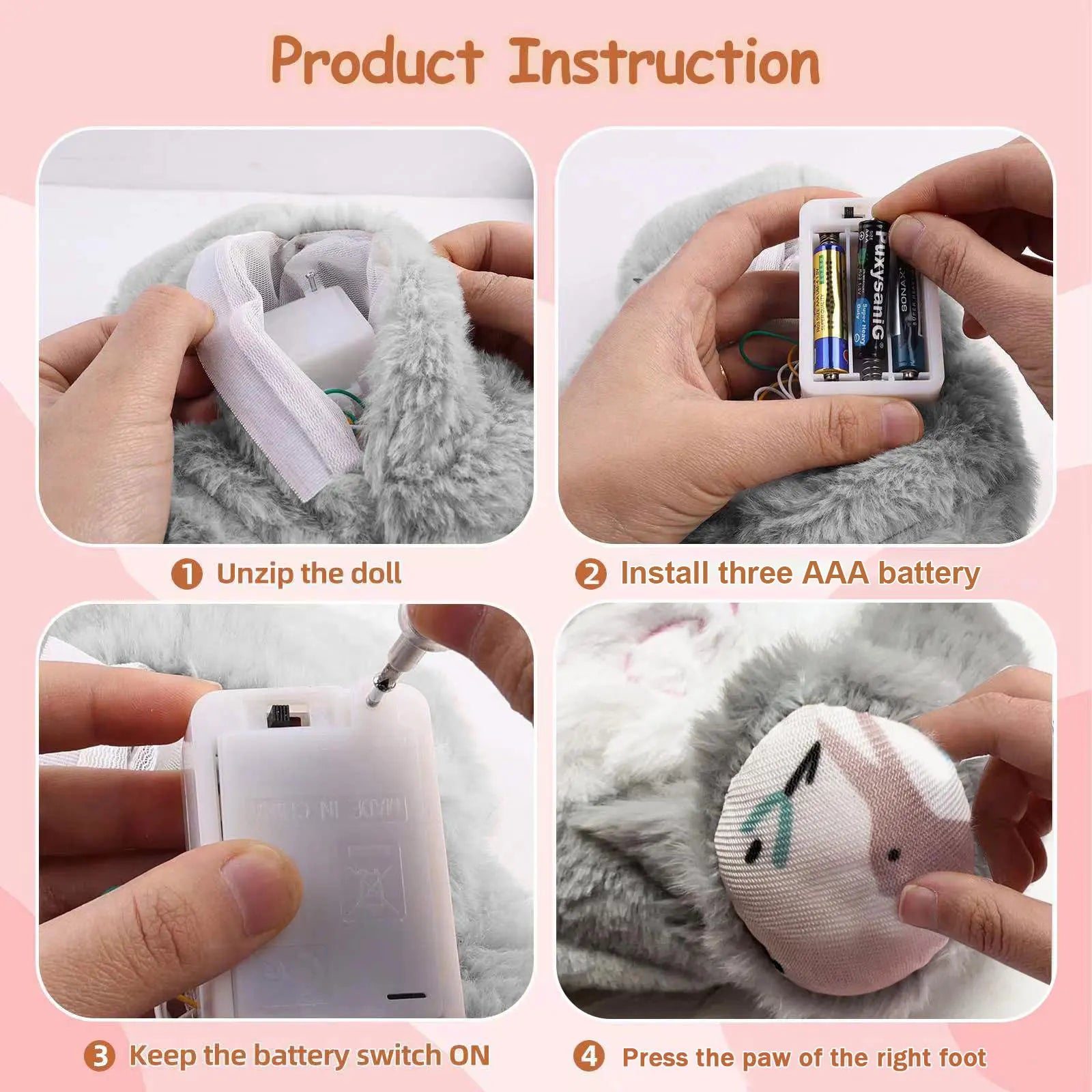 Calming Rabbit Cuddly Toy - Provide Ultimate Relaxation with the Magical Rabbit for Babies