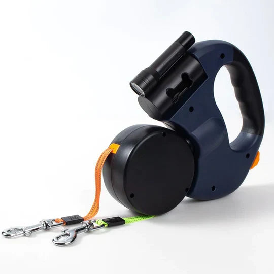 DuoPaw - Practical Retractable Dog Leash with Knotless System
