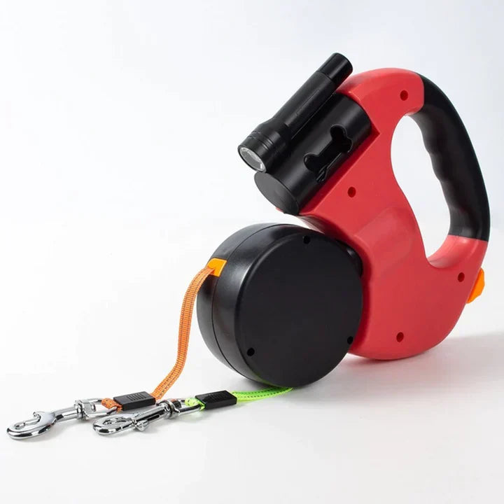 DuoPaw - Practical Retractable Dog Leash with Knotless System