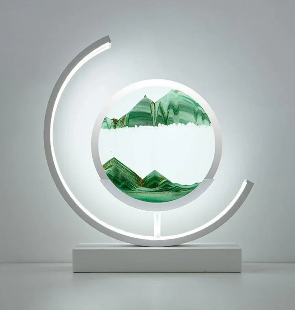 Serenova - Elegant Sand Landscape Table Lamp