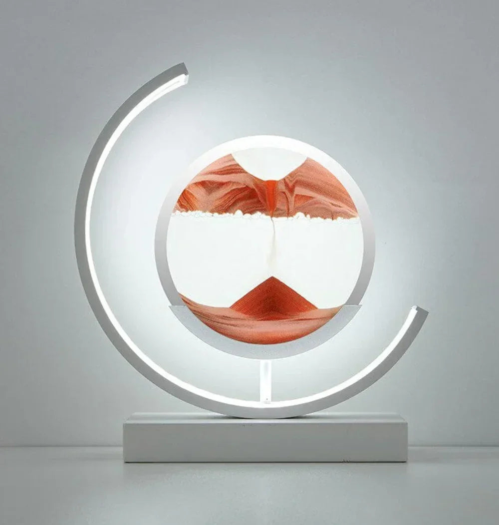 Serenova - Elegant Sand Landscape Table Lamp