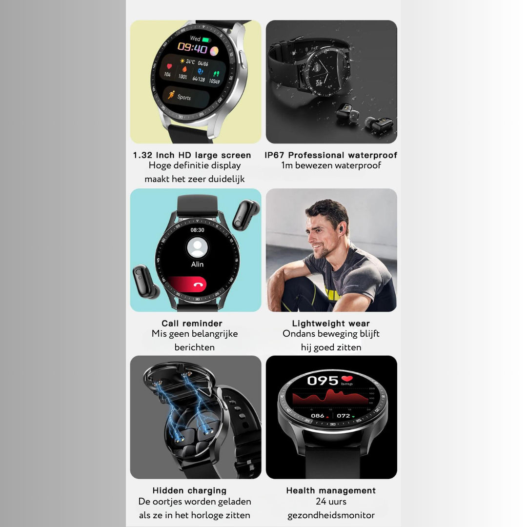 PowerPulse Elite - Stylish sports watch for top performance