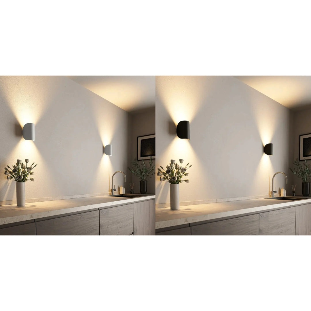 Stylish LED wall lamp with energy-efficient design for every room