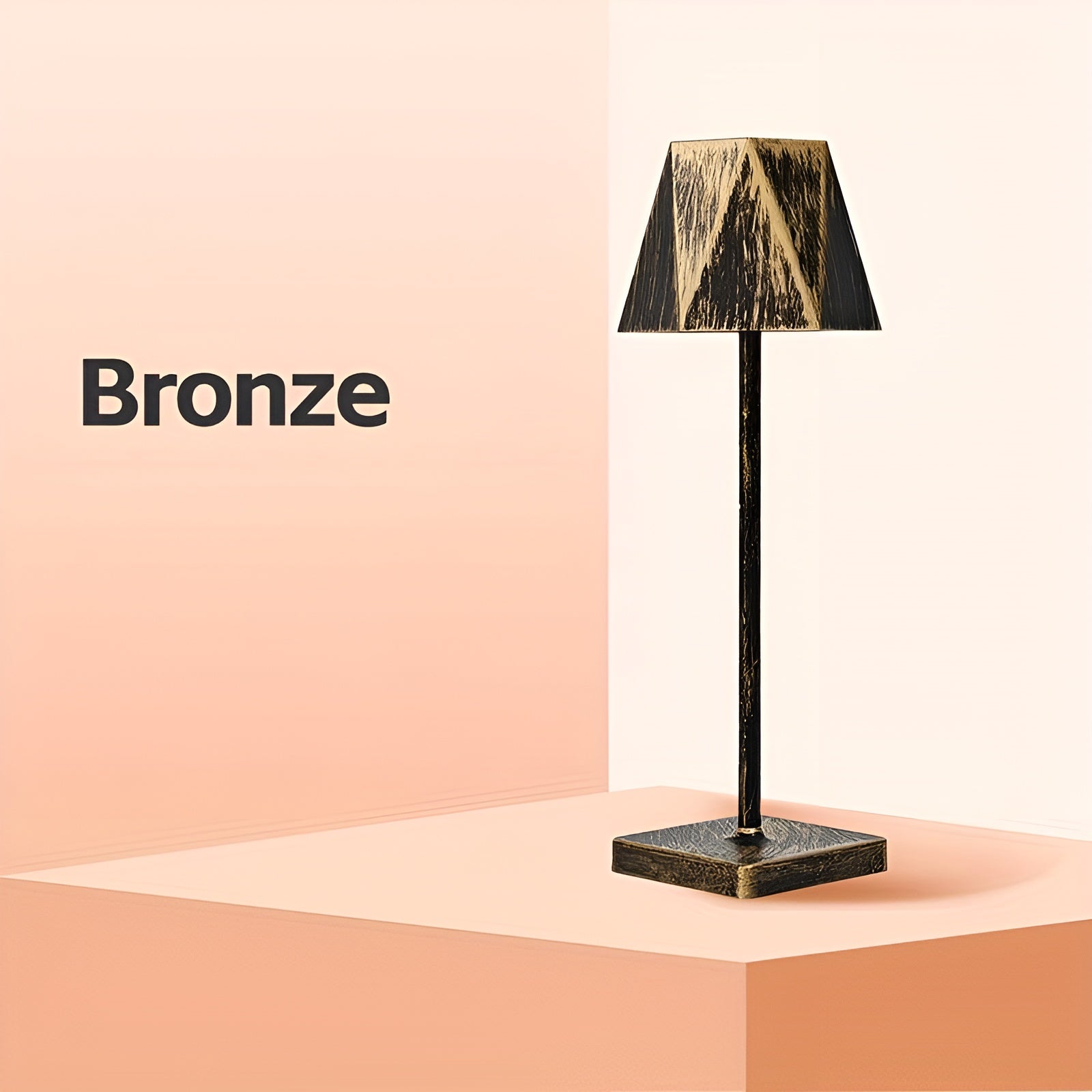 Elegant Retro LED Table Lamp - Wireless & Rechargeable