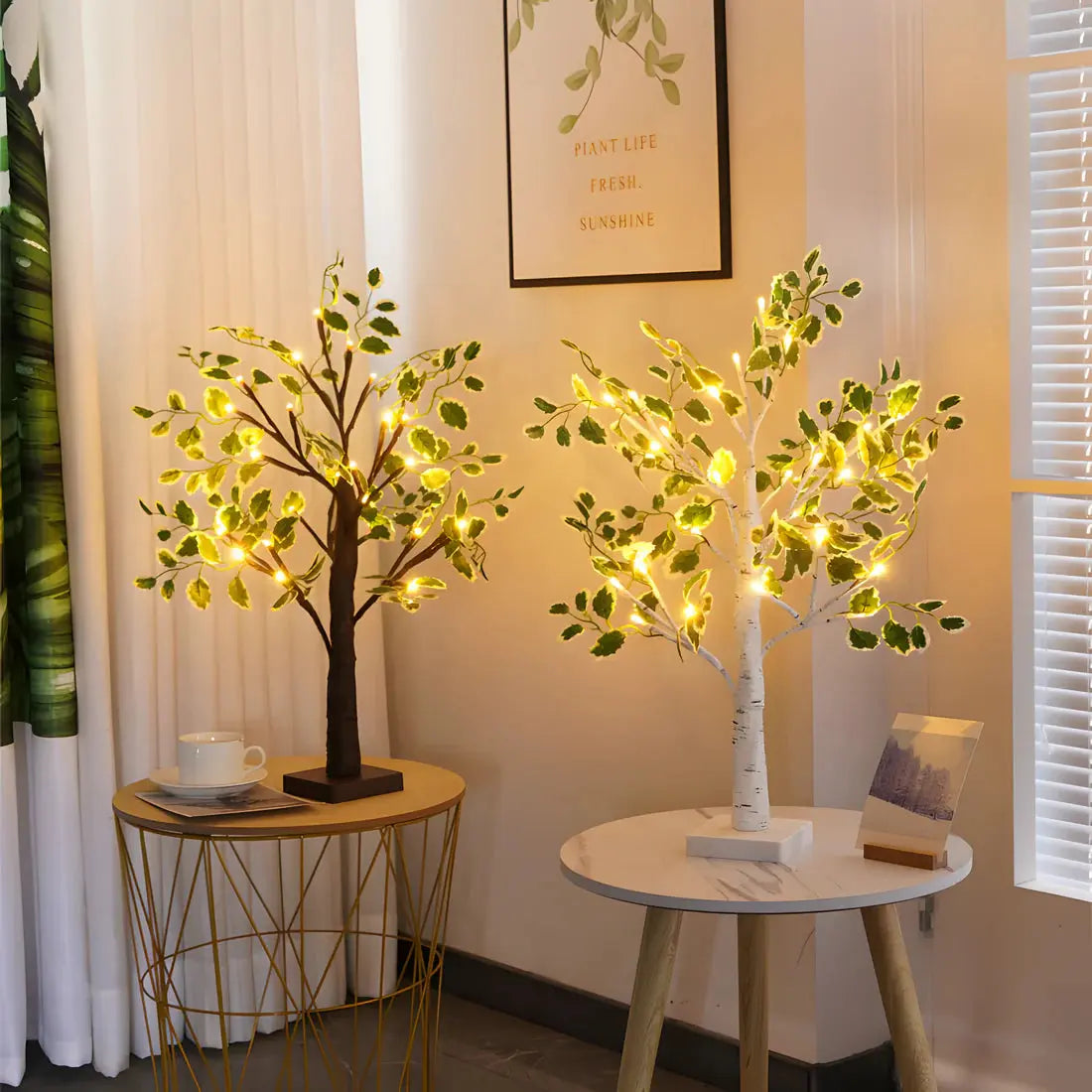 Magical BrightTree Table Lamp – Elegant Tree Design with Warm LED Lighting