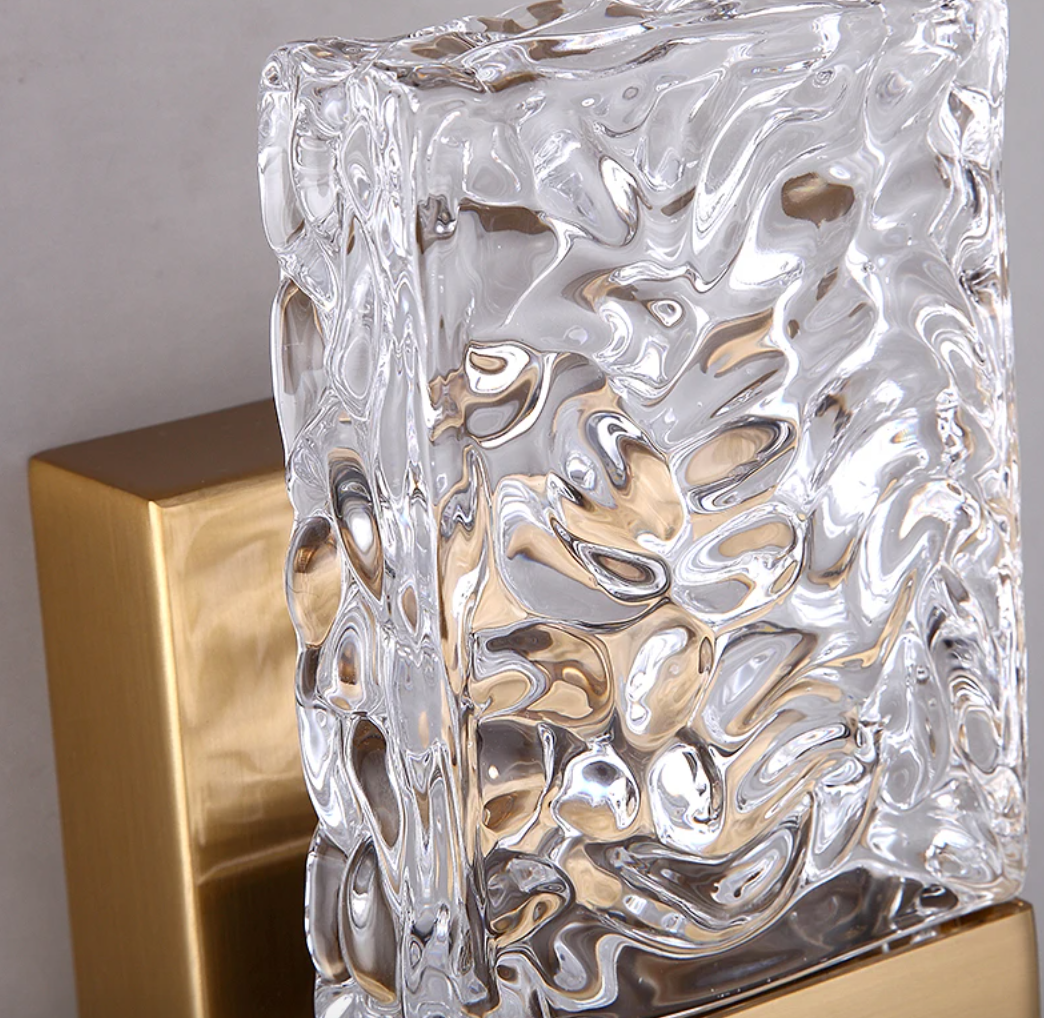 AuraCrystal – Luxe LED Crystal Wall Lamp