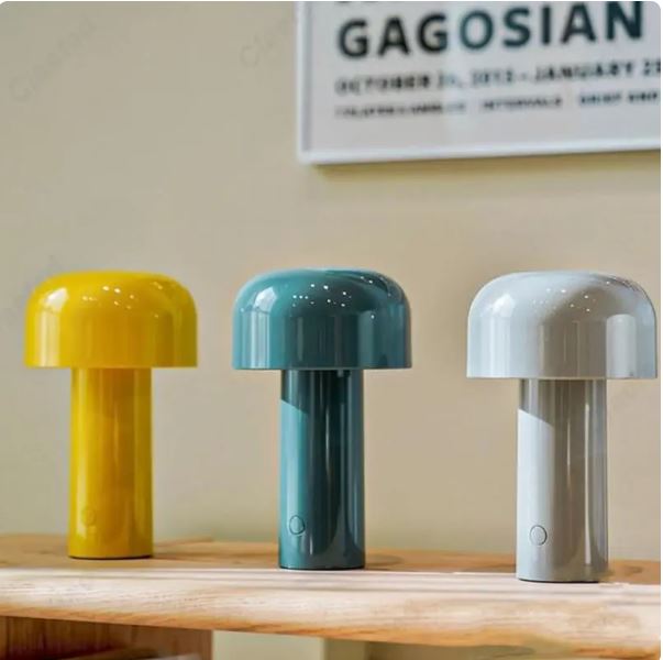 Italian Mushroom Wireless Table Lamp - Elegant Table Lamp for a Magical Atmosphere