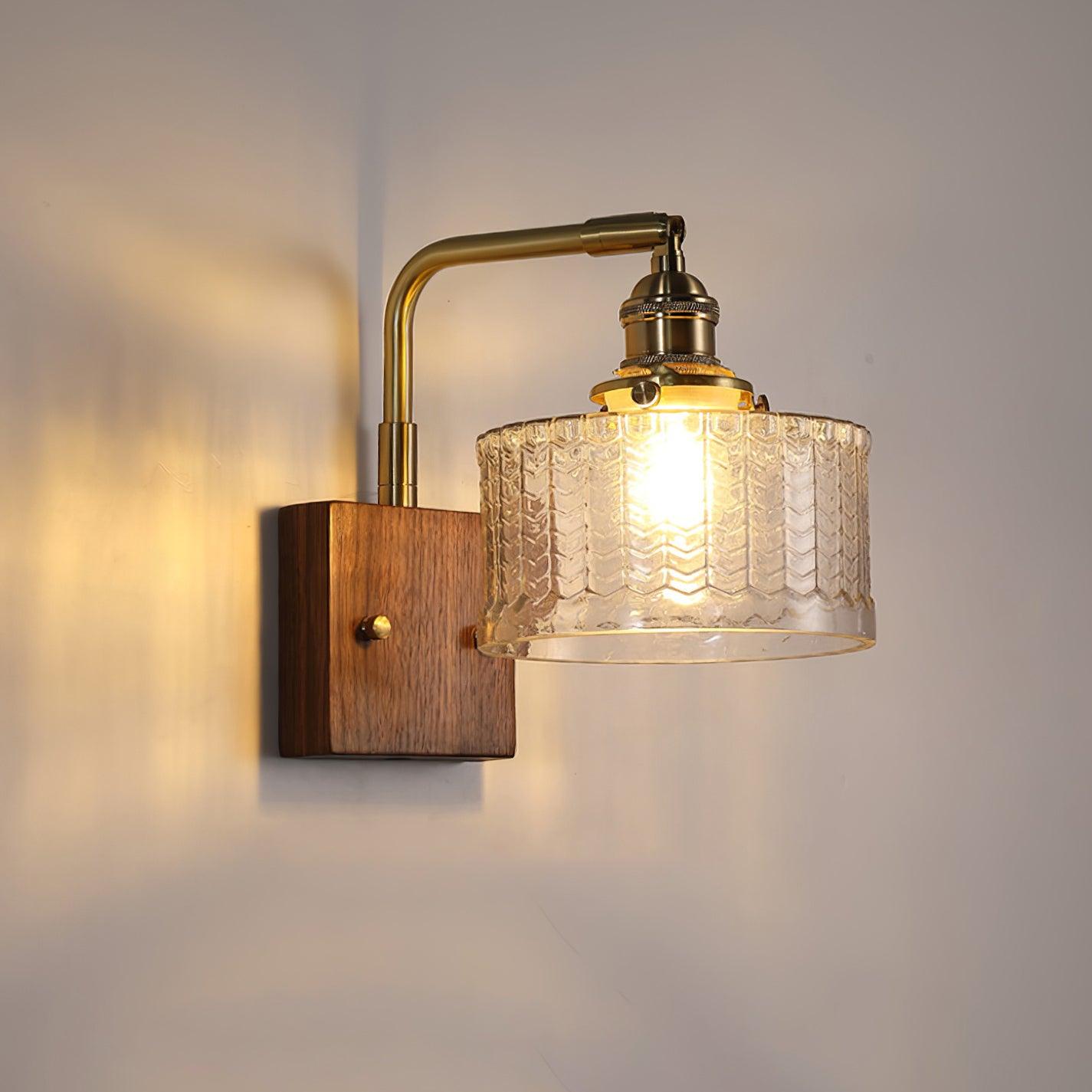 SerenLicht - Elegant Wall Lamp with Glass Scale