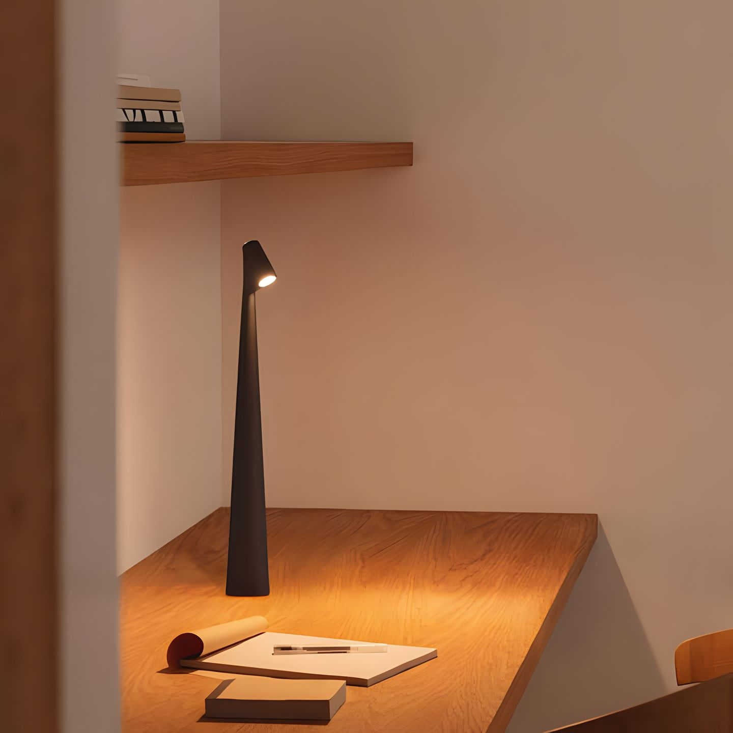 LunaSlim – Elegant Wireless Table Lamp with Adjustable Lighting
