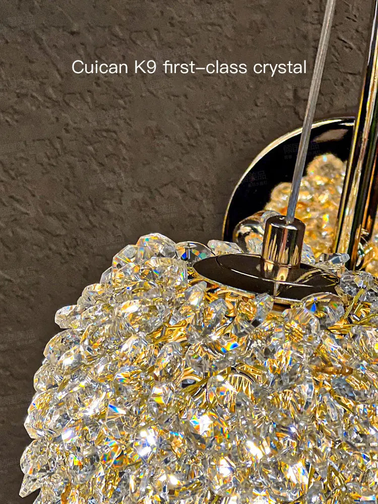 Luxe Crystal Wall Lamp - Refined Lighting for Your Interior