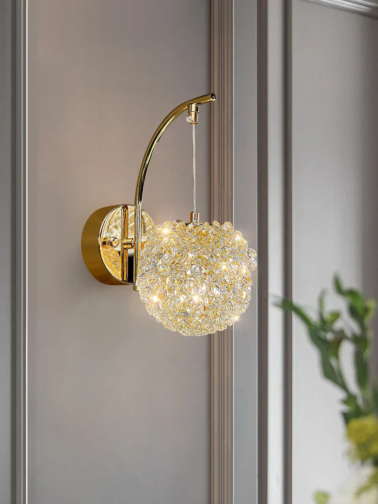 Luxe Crystal Wall Lamp - Refined Lighting for Your Interior