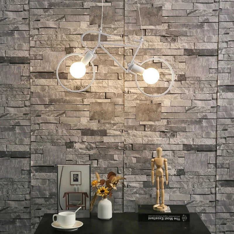 BikeGlow – Stylish LED Hanging Lamp for Cycling Enthusiasts