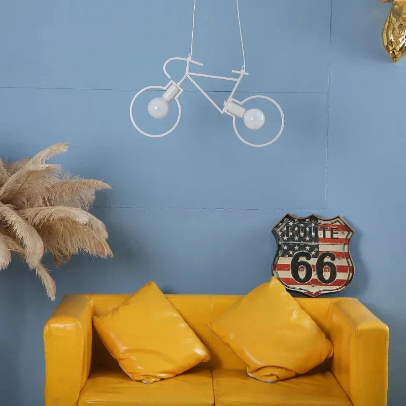 BikeGlow – Stylish LED Hanging Lamp for Cycling Enthusiasts