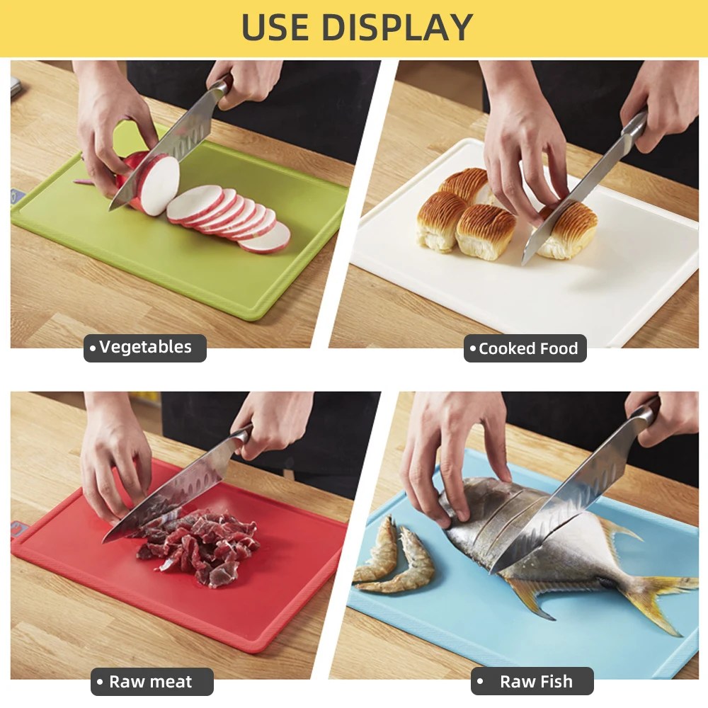 PrepTidy – Luxury Cutting Board Set with Wooden Stand