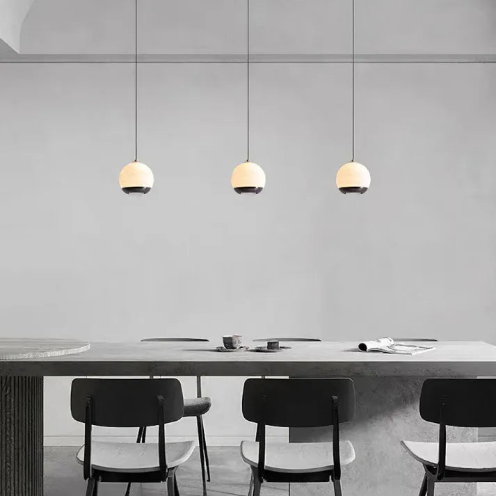LumiereNordique Elegance Ceiling Lamp - Scandinavian Marble Pendant Lamp