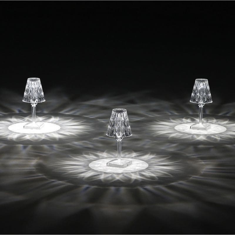 LuxeGlow - Elegant Crystal Ceiling Lamp for Living Room